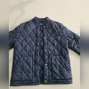 POLO RALPH LAUTEN BOYS NAVY QUILTED JACKET SZ 10-12 Y